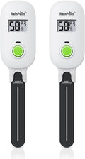 RAINPOINT Smart Digital Wireless Plant Moisture Meter Houseplant Indoor,WiFi Hub Needed,Capacitive Probe,Leave-in Soil Hygrometer Sensor,Real-time Monitor Outdoor Greenhouse Gardening(Two-Pack Set) by RainPoint