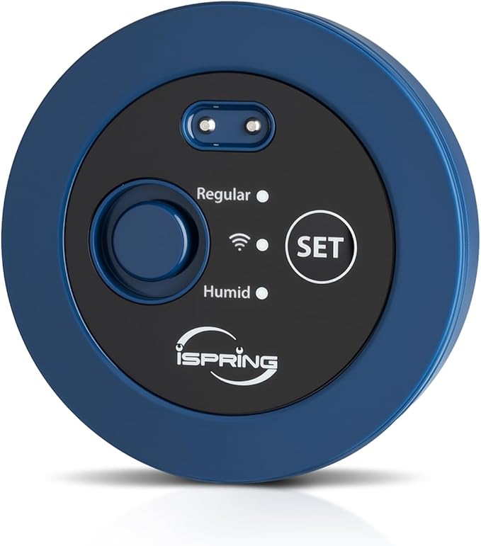 iSpring ASLS43WL Wireless Leak Sensor for LS43WL Smart Leak Shut-Off System, Water Leak Detector with Regular & Humid Detection Modes, Smart Home Protection by iSpring