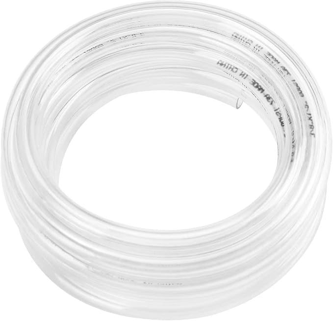 Eastrans 100ft x 3/16" ID Clear Vinyl Tubing, Flexible Hybrid PVC Tubing Hose, Lightweight Plastic Tube UV Chemical Resistant Vinyl Hose, BPA Free and Non Toxic by EASTRANS