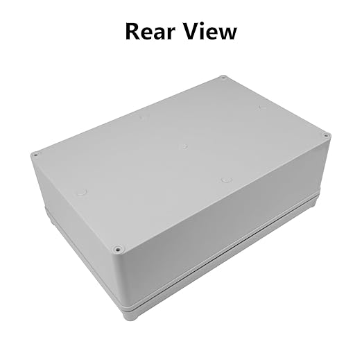 LeMotech Junction Box IP67 Waterproof Dustproof Electrical Box Project Box DIY Enclosure Gray 11.8X 7.8X 4.1inch (300x200x105mm) - Image 5