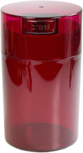 Tightvac - 1 to 6 oz Vacuum Sealed Storage Container - Red Tint by Tightpac+America+Inc.