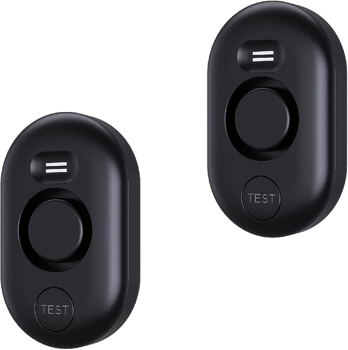 Water Leak Detector Sensor Alarm: Home Water Flooding Monitor Smart Sink Overflow Monitoring Adjustable Wet Moisture Alert Pipe Leakage Drip Detection Warning for Basement Floor (2 Sensor) by METAK