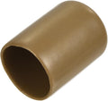 uxcell 20pcs Rubber End Caps 18mm ID Vinyl PVC Round Tube Bolt Cap Cover Screw Thread Protectors Light Brown by uxcell