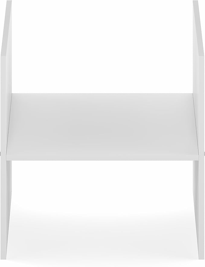 Furinno Cubicle Cube Insert, H-Shelf Cube Organizer, 2-Tier Shelf Accessory, Fits into Furinno Triple Thick Cubes, IKEA Kallax, for Organizers and Storage, White - Image 11