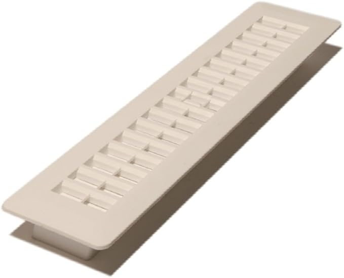 Decor Grates PL214-WH Floor Register, White by DecorGrates