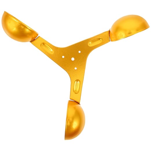 3-Cup Anemometer Sensor for Wind Measurement Durable Aluminum Alloy Construction Precise Indicator for Environmental Monitoring and Outdoor Applications by CIYODO