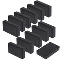 Zulkit 12Pcs Project Boxes ABS Plastic Electrical Project Case Power Junction Box Black 2.76 x 1.65 x 0.71 inch (70x42x18 mm) by Zulkit