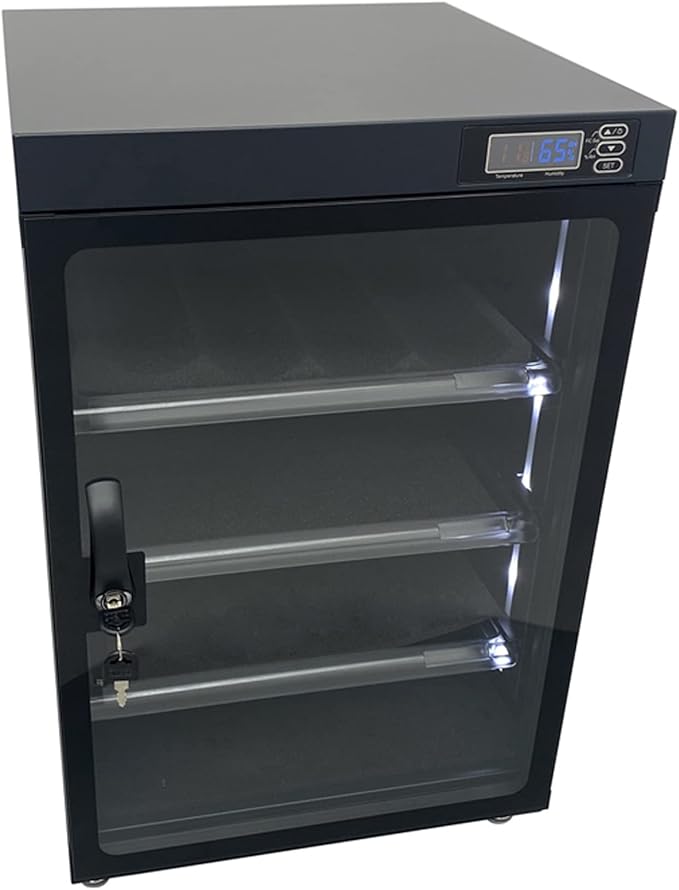 TECHTONGDA 80L Dehumidify Dry Cabinet Box Storage, Full Automatic Digital Control Dehumidify Cabinet, Electronic Dry Box, Lens Camera Equipment Storage, Noiseless & Energy Saving by TECHTONGDA