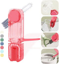 4 in 1 Cup Lid Gap Cleaning Brush, Multifunctional Insulation Bottle Cleaning Tools, Mutipurpose Tiny Silicone Cup Holder Cleaner, Home Kitchen Cleaning Tools by VIDONIO