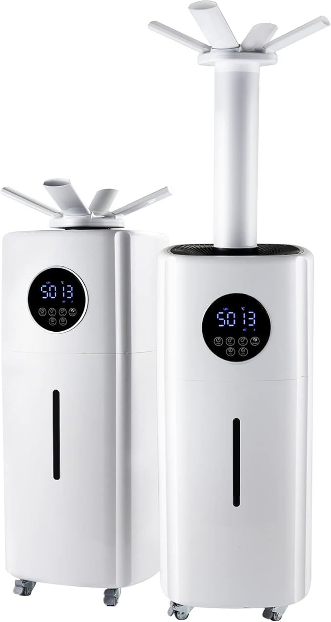 Commercial Industrial Humidifier Whole House Humidifier 5.5Gals Water Tank Max 2000ml/h Mist Output Top Filling Humidifier for Plant Large Greenhouse 110V by YMJOINMX
