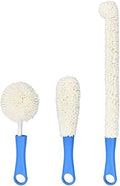 Wine Decanter Cleaning Brush,Wine Glass Cleaner Brush Wine Carafe Cleaner Flexible Bottle Scourer Cleaning Brush Tools for Goblets,Glasses(3PCS/Set) by Unknown