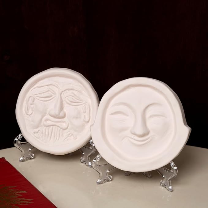 Air Purifying Healing Ceramic Object-Ancient Korean Demon Hunter's Face Roof Tile-Bearded Face Ceramic Home Décor-Air Purifying Effects, Eliminates Bad Odors, Humidity Control - Image 6