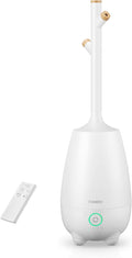 Humidifiers for Bedroom Large Room Home, 5L Quiet Cool Mist Top Fill Humidifier with Essential Oil Diffuser, Remote Control, Smart Humidistat, Sleep Mode, for Baby, Plants, Office, Nursery by HOME