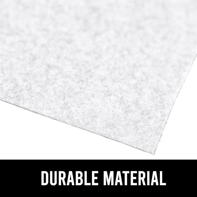 GORILLA GRIP LeakGuard Non-Adhesive Under Sink Mat for Kitchen Cabinet, Waterproof Quick Dry Shelf Liner, Durable Absorbent Felt Mats for Bathroom Sinks, Cabinets, Dresser, Easy to Trim, 24x30 White - Image 9