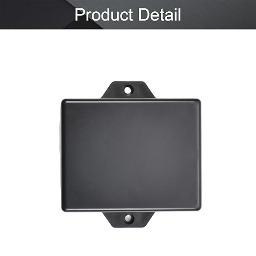 Fielect 5Pcs Project Box ABS Plastic Junction Box Electrical Project Case Enclosure Power Junction Box with Ear, Black, 2.44 x 1.97 x 0.87 inch - Image 3