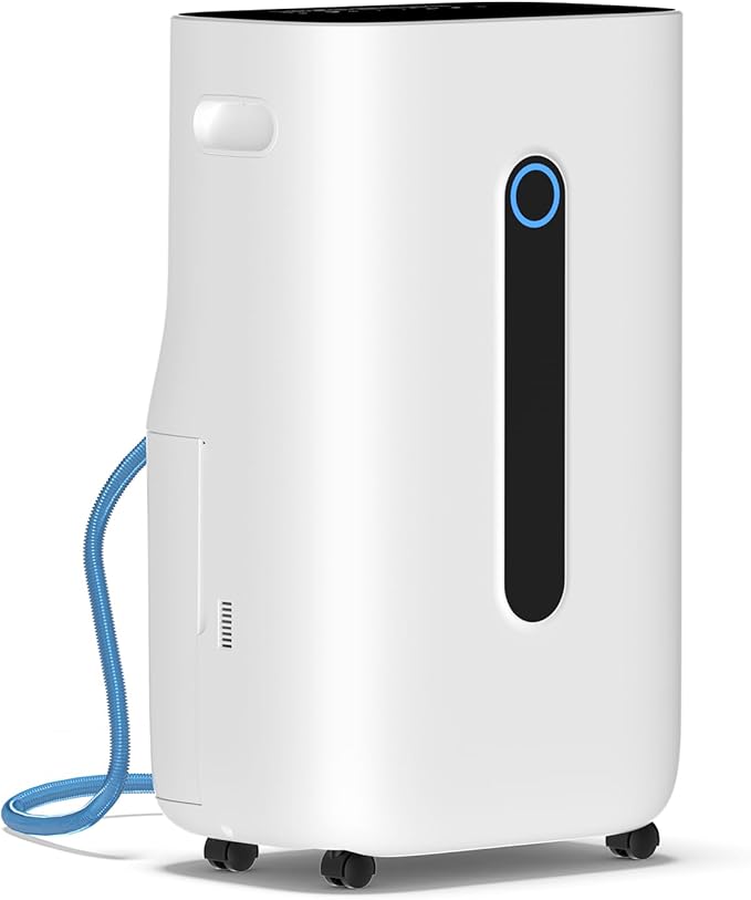 AIRPLUS 4500 Sq.Ft 70 Pint Dehumidifier for Basements,1.35gallon Water Tank,Smart Dehumidifiers for Home,Dehumidifier with Drain Hose for garage,basement,bathroom by AIRPLUS