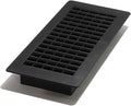 Decor Grates PL410-BLK 4-Inch by 10-Inch Plastic Floor Register, Black by DecorGrates