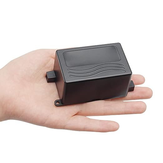 Fielect Junction Box ABS Plastic Project Box Dustproof Universal Electrical Project Enclosure with Ear Black, 2.76 x 1.77 x 1.38 inch - Image 4