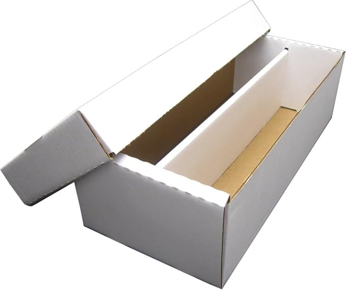 BCW Shoe Storage Card Box - 1 ct | Cardboard Box for Trading Cards, Gaming Cards, and Collectibles | Holds 1600 Standard Cards or 300 3x4 Toploaders | Gaming Card Organizer Box | Assembly Required by BCW