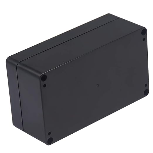 Project Box IP65 Waterproof Junction Box ABS Plastic Black Electrical Boxes DIY Electronic Project Case Power Enclosure 6.22x3.54x2.36 inch (158 x 90 x60 mm) - Image 7