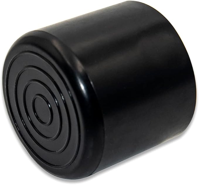 Flyshop 1-1/2", 38 mm, Patio Round Chair Leg Caps, Furniture Table Feet Covers Floor Protectors, Flexible Anti-Scratch PVC Legs Tips, 8 Pack, Black - Image 4