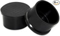 Flyshop 2", 50 mm, Patio Round Chair Leg Caps, Furniture Table Feet Covers Floor Protectors, Flexible Anti-Scratch PVC Legs Tips, 8 Pack, Black by Flyshop