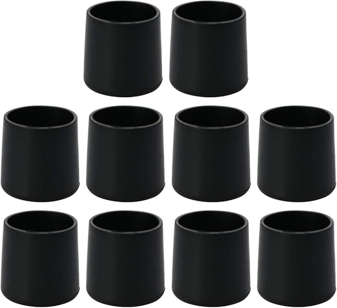 uxcell PVC Leg Cap Tip Cup Feet Cover 20mm 0.79" Inner Dia 10pcs Floor Protector Moisture Resistant for Furniture Chair Desk by uxcell