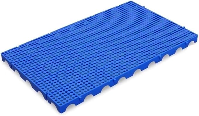 LNNW Plastic Pallet Warehouse Pallet Pet Moisture Barrier Cargo Storage Matting for Garage Supermarket, 1 Pack Floor Pallets for Garage Supermarket Basement(Blue,100x60x3cm) by Unknown
