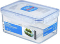 LOCK & LOCK Easy Essentials Food Storage lids/Airtight containers, BPA Free, Rectangle-37 oz-for Pasta, Clear by LocknLock