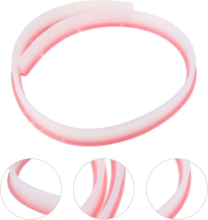 Cabilock 1pc Flexible Water Retaining Strip for Bathroom Dry Wet Separation Baffle Self-Adhesive Barrier for Shower Sink and Toilet Curved Control - Image 5