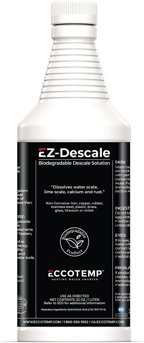 Eccotemp EZ-Flush Kit Descaling Solution, 32 oz. by Eccotemp