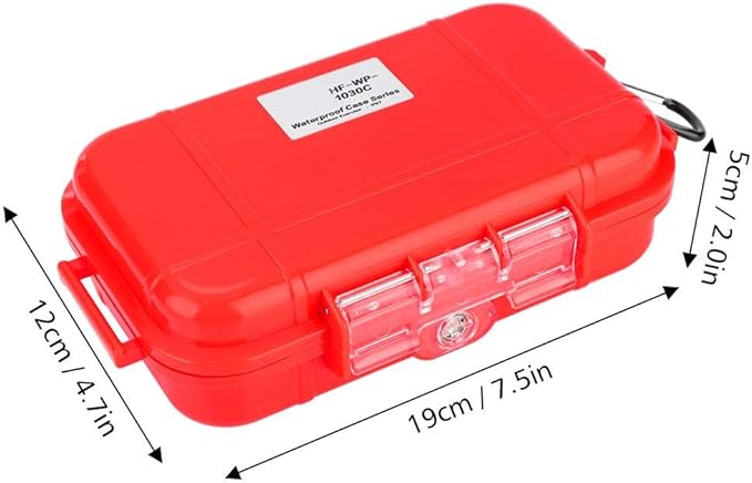 Tbest Waterproof Dry Box Airtight Outdoor Shockproof Storage Case Multipurpose Carry Box Container Inner Rubber Pad Detachable 4 Colors - Image 5