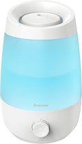 BREEZOME Humidifiers for Bedroom, 2.5L Humidifiers for home, 250ml/h Mist Output, 25hrs Essential Oil Diffuser, Auto Shut-Off, 25dB Ultra-Quiet Operation for Nurseries and Indoor Plants, White by BREEZOME
