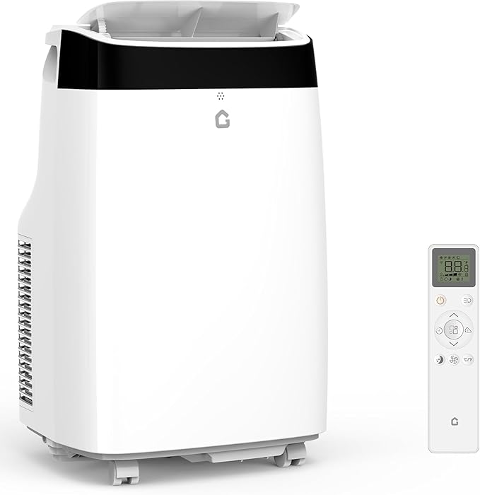 12,000 BTU Portable Air Conditioner - 3 in-1 AC, Fan & Dehumidifier with Remote Control, 24H Timer, Window Installation Kit Included - Cools Up to 550 Sq Ft for Indoor Rooms by GarveeTech