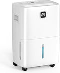 DEVERSE Max 80 Pints Energy Star Dehumidifier for Home/Bedroom/Basement, 5000 Sq.Ft Coverage, with Drain Hose, Smart Humidity Control & Large Tank by StayDryBreatheFree