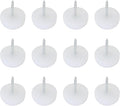 60PCS Chair Table Leg Protectors 14mm Plastic Cap Sliding Flat Nails Anti Furniture Scratch Floor Table Chairs Cabinets Silent Moisture Resistant Round Rubber Feet Nails White by ITROLLE