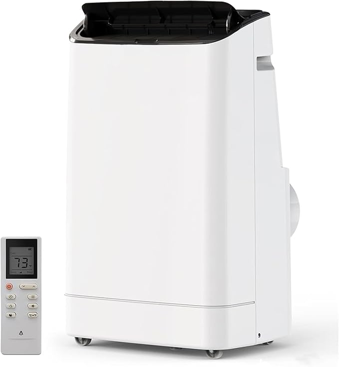 14000 BTU Portable Air Conditioner for 750 Sq Ft 3-In-1 AC Unit with Cooling/Dehumidifier/Fan Modes, Remote, 24H Timer & Installation Kit for Home/Office/Dorm by dainslef