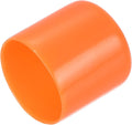 uxcell 20pcs Rubber End Caps 30mm ID Vinyl Round Tube Bolt Cap Cover Screw Thread Protectors Orange by uxcell