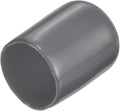 uxcell 20pcs Rubber End Caps 14.5mm ID Vinyl Round Tube Bolt Cap Cover Thread Protectors Dark Grey by uxcell