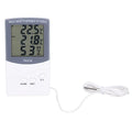 Indoor Outdoor Thermometer, Accurate Digital Hygrometer Indoor Thermometer Humidity Meter with Probe, Large Screen Temperature Humidity Monitor for Home, Office, Garden by Unknown