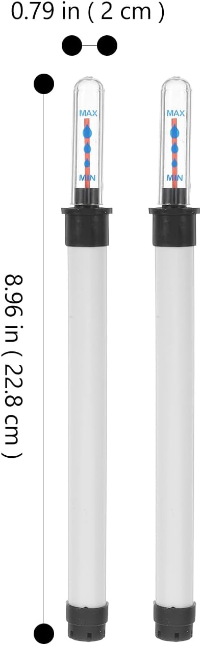 2pcs Water Level Indicator Water Level Gauge Planter Pots for Indoor Plants Gauge Plant Hydrometer Indoor Humidity Meter Flower Pot Moisture Monitor Plastic White Outdoor - Image 5
