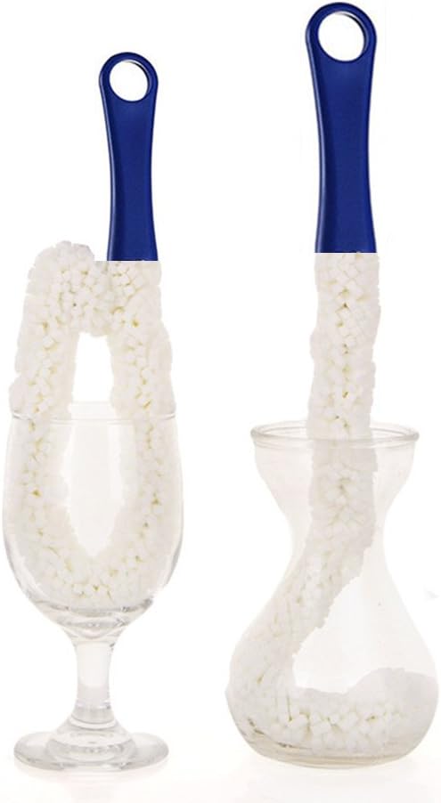 Bottle Cleaning Brush - Set of 2 Flexible Bottle Scourer - Multi-Function Household Cleaning Tools for Cleaning of Wine Decanters, Goblets, Glasses, Cups - Image 7