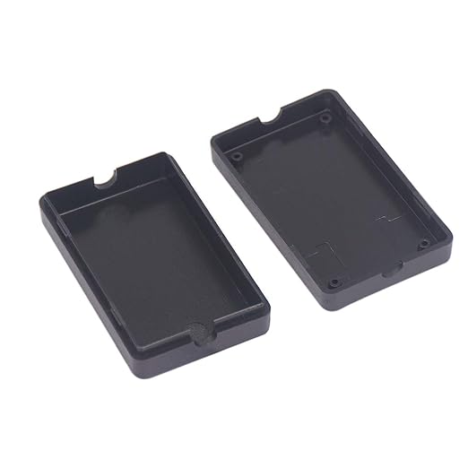 Zulkit 5Pcs Project Boxes ABS Plastic Electrical Project Case Power Junction Box Black 2.36 x 1.42 x 0.67 inch (60 x 36 x 17 mm) - Image 5