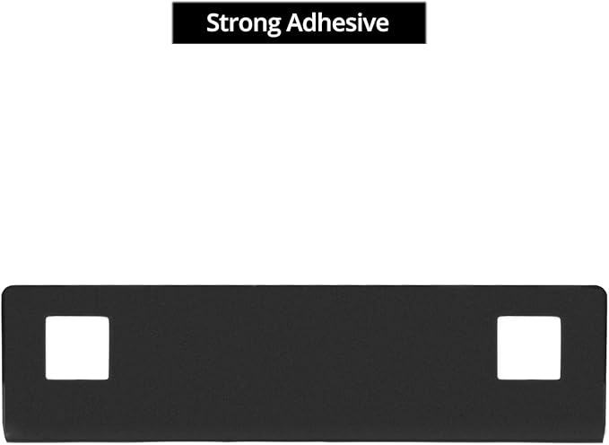 QWORK Acrylic Floating Wall Shelves, 4-Pack 9 Inch Black Adhesive Display Shelf - for Storage & Display of Small Items and Collectibles - Image 6