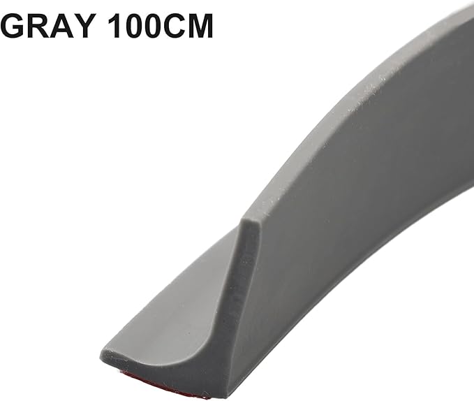 Shower Water Retention Strip - Silicone Multi-Color Water Containment - Fits Various Shower Areas for Bathroom Use(Gray 100cm) - Image 5