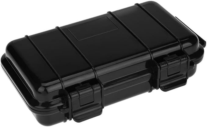 Box, Outdoor Shockproof Sealed Box Case Dry Storage Box Container (B) Small Case With Foam Dry Box For Stamps by VGEBY