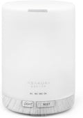 ASAKUKI 300ML Essential Oil Diffuser, Quiet 5-in-1 Premium Humidifier, Home Fragrance Aroma Diffuser with 7 LED Color Changing Light and Auto-Off Switch -White by ASAKUKI