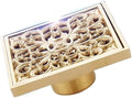 10 * 10cm Shower Square Deodorization Type Bathroom Kitchen Room Accessories Brass(Style A) by Unknown