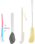 Portable Blender Cleaning Brush Set of 4 - With Hanging Hole - Long Handle - For Water Bottles & Blenders by OLizee