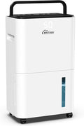 BRITSOU 34 Pint Dehumidifier for Basement with Drain Hose & 0.66 Gallon Water Tank, Manual & Auto Drainage, Smart Quiet Dehumidifiers for Home with Auto Shut off, 24HR Timer by BritsouHomeDehumidifier